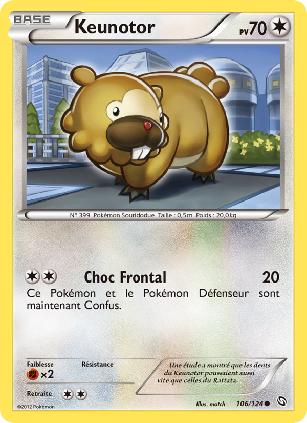 Keunotor 106 — Dragons Éxaltés (French Pokémon TCG card)