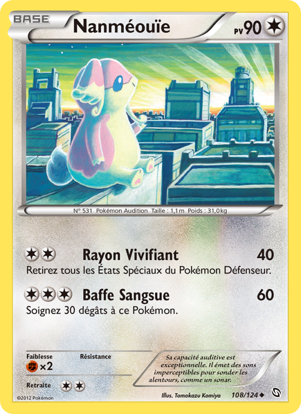 Nanméouïe 108 — Dragons Éxaltés (French Pokémon TCG card)
