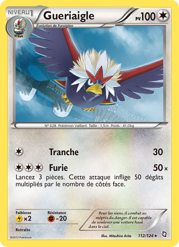 Gueriaigle 112 — Dragons Éxaltés (French Pokémon TCG card)