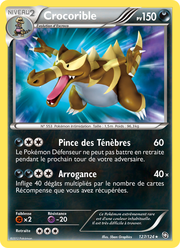 Crocorible 127 — Dragons Éxaltés (French Pokémon TCG card)
