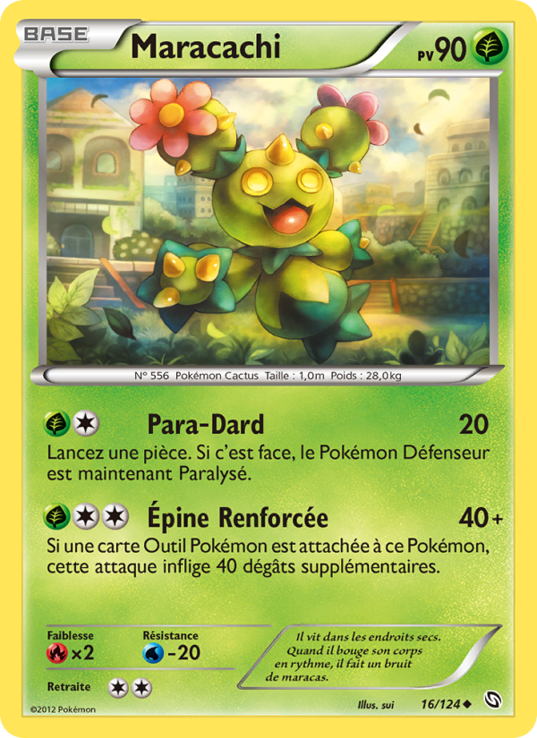 Maracachi 16 — Dragons Éxaltés (French Pokémon TCG card)