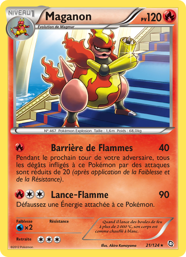 Maganon 21 — Dragons Éxaltés (French Pokémon TCG card)