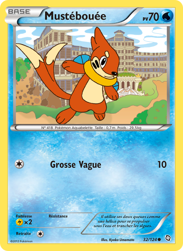 Mustébouée 32 — Dragons Éxaltés (French Pokémon TCG card)