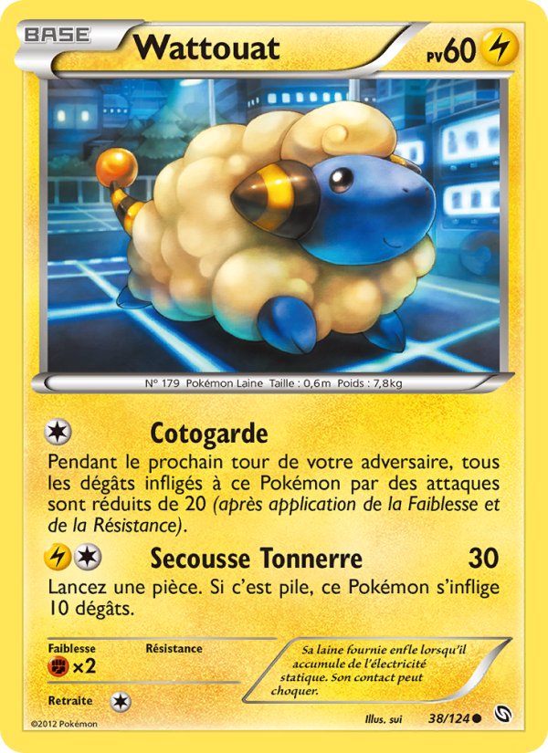 Wattouat 38 — Dragons Éxaltés (French Pokémon TCG card)