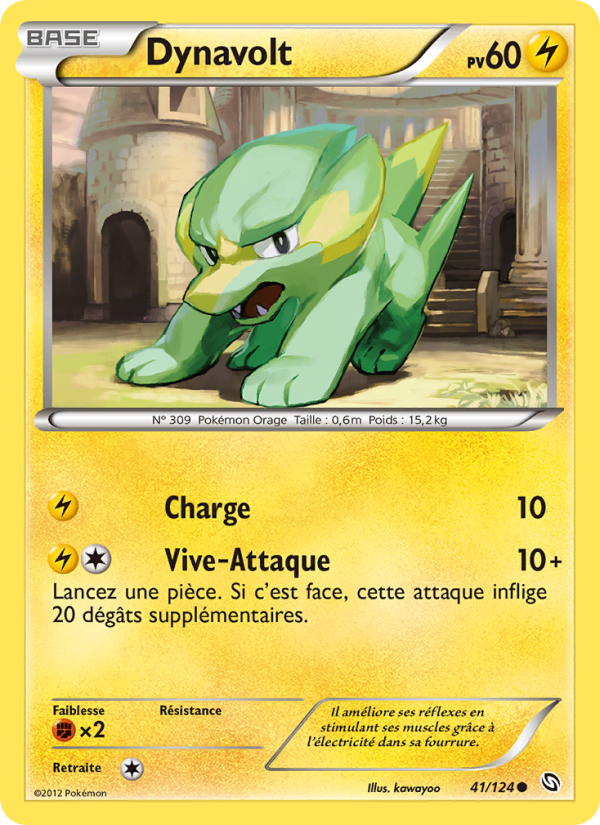 Dynavolt 41 — Dragons Éxaltés (French Pokémon TCG card)