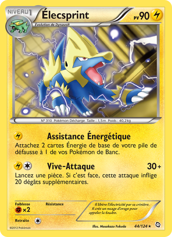 Élecsprint 44 — Dragons Éxaltés (French Pokémon TCG card)