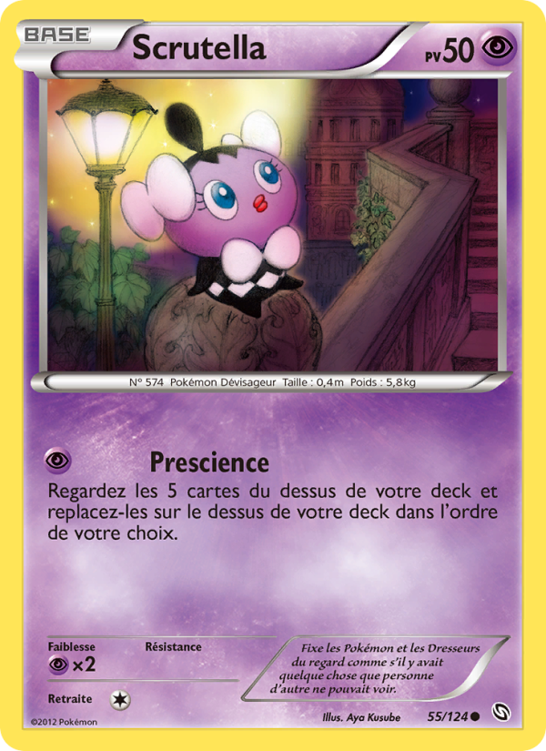 Scrutella 55 — Dragons Éxaltés (French Pokémon TCG card)