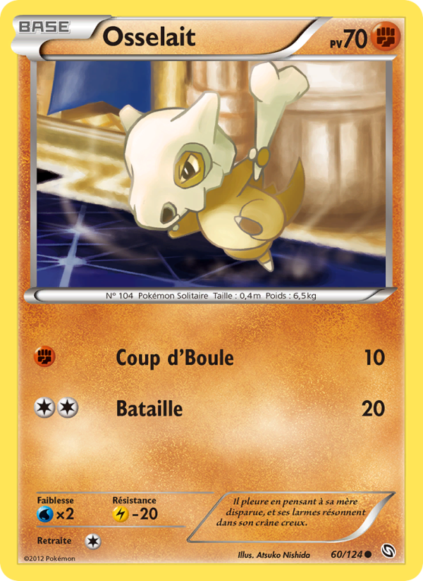 Osselait 60 — Dragons Éxaltés (French Pokémon TCG card)