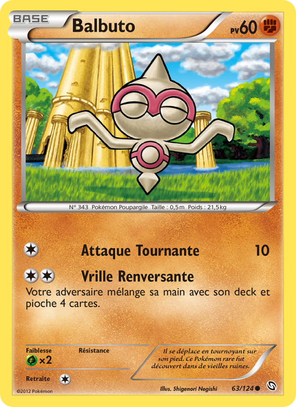 Balbuto 63 — Dragons Éxaltés (French Pokémon TCG card)
