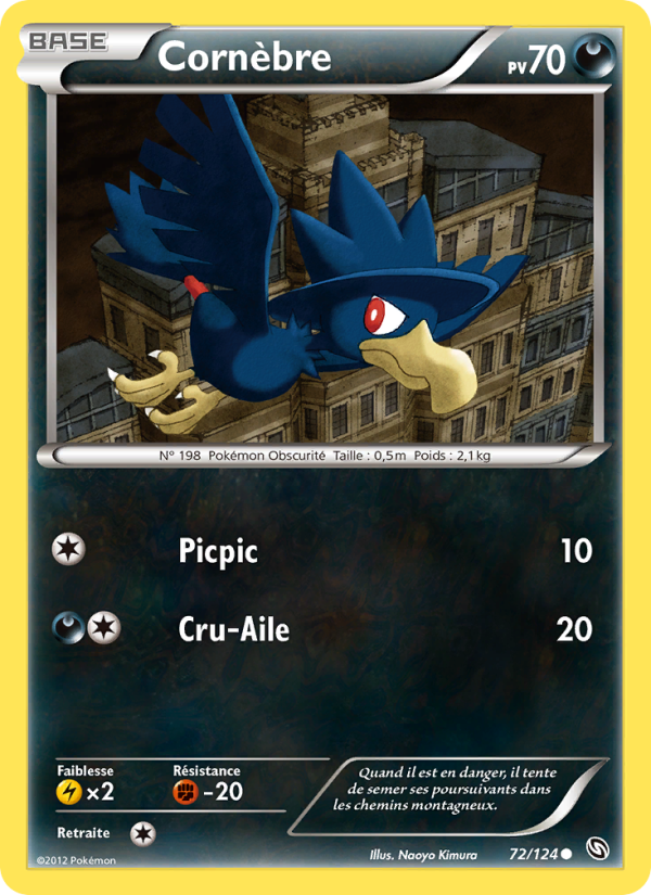 Cornèbre 72 — Dragons Éxaltés (French Pokémon TCG card)