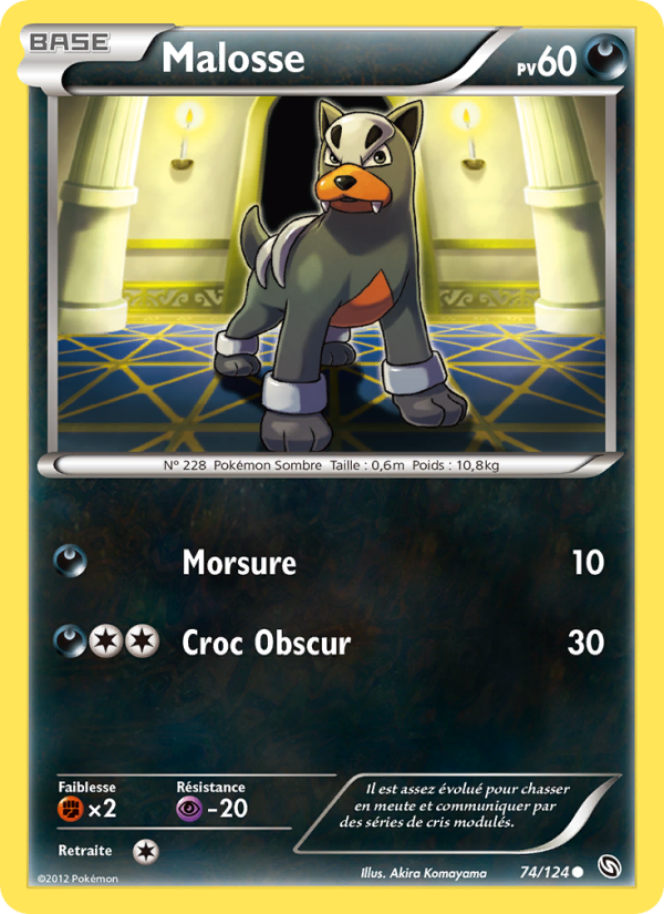 Malosse 74 — Dragons Éxaltés (French Pokémon TCG card)