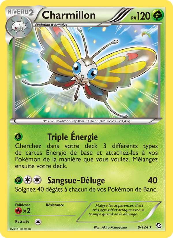 Charmillon 8 — Dragons Éxaltés (French Pokémon TCG card)
