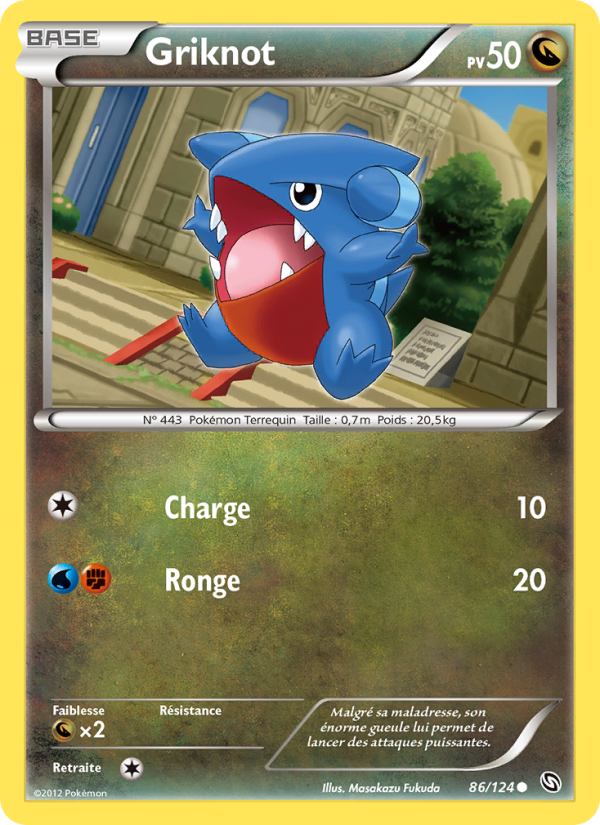 Griknot 86 — Dragons Éxaltés (French Pokémon TCG card)