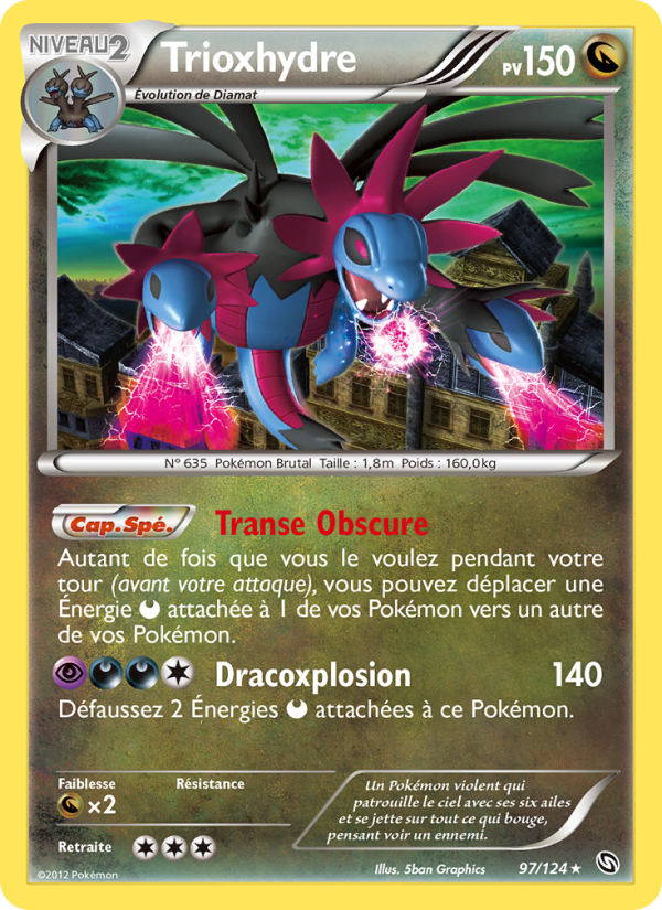 Trioxhydre 97 — Dragons Éxaltés (French Pokémon TCG card)