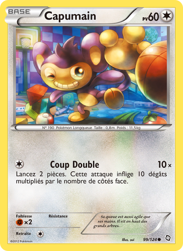 Capumain 99 — Dragons Éxaltés (French Pokémon TCG card)