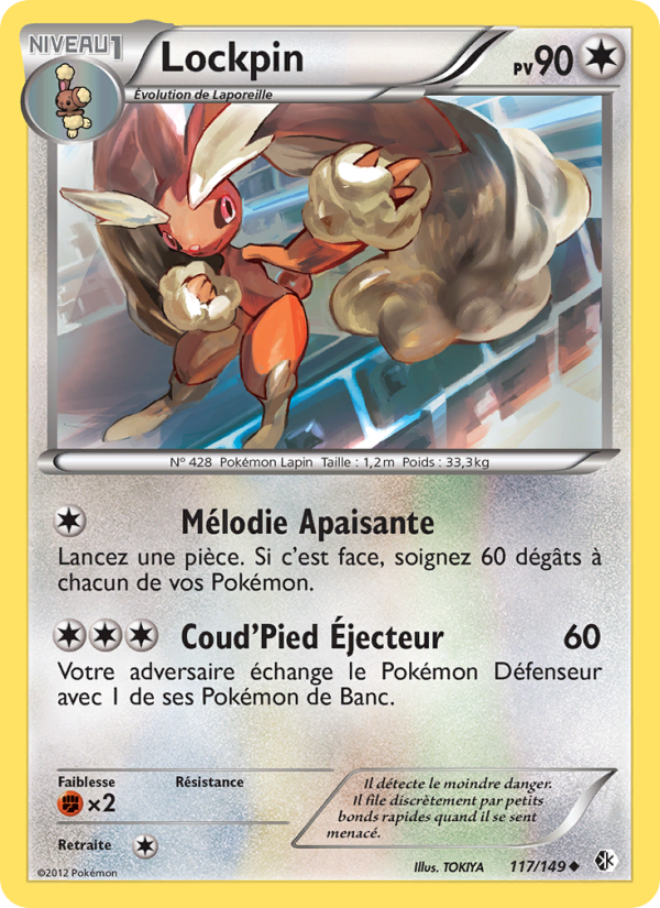 Lockpin 117 — Frontières Franchies (French Pokémon TCG card)