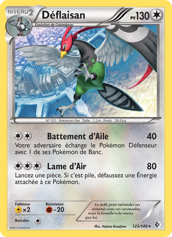 Déflaisan 125 — Frontières Franchies (French Pokémon TCG card)
