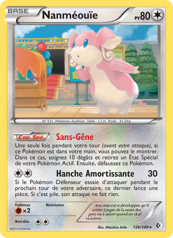 Nanméouïe 126 — Frontières Franchies (French Pokémon TCG card)
