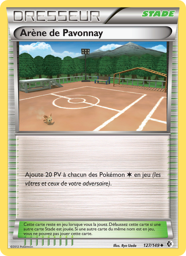 Arène de Pavonnay 127 — Frontières Franchies (French Pokémon TCG card)