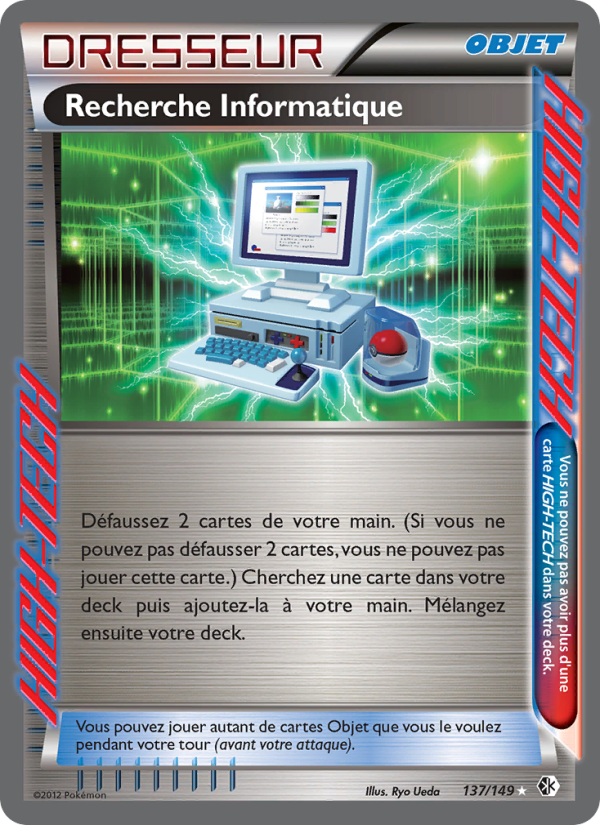 Recherche Informatique 137 — Frontières Franchies (French Pokémon TCG card)