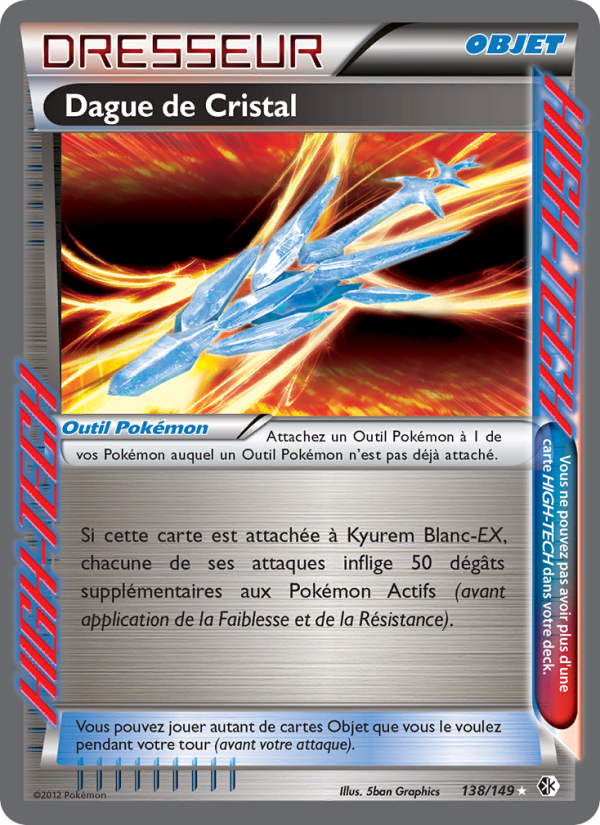Dague de Cristal 138 — Frontières Franchies (French Pokémon TCG card)