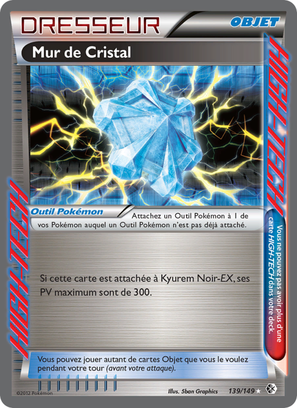 Mur de Cristal 139 — Frontières Franchies (French Pokémon TCG card)