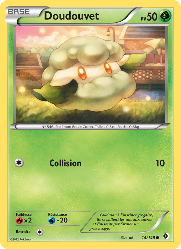 Doudouvet 14 — Frontières Franchies (French Pokémon TCG card)