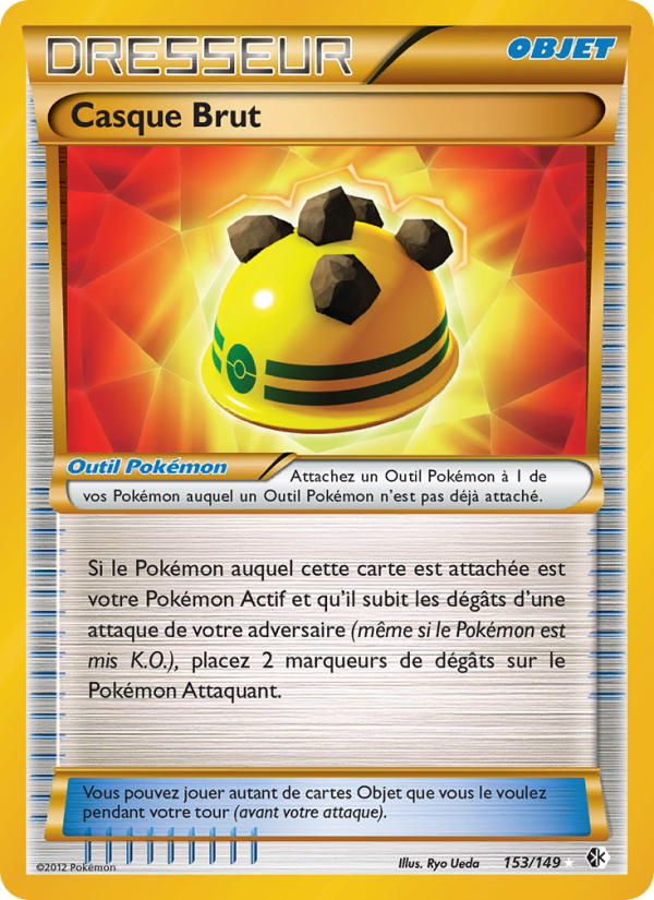 Casque Brut 153 — Frontières Franchies (French Pokémon TCG card)