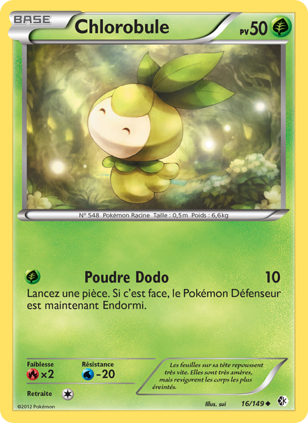 Chlorobule 16 — Frontières Franchies (French Pokémon TCG card)