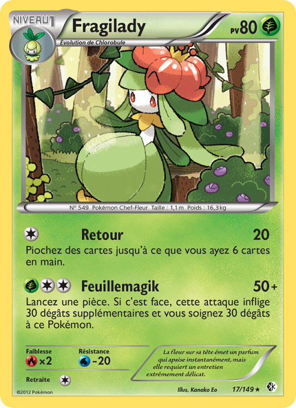 Fragilady 17 — Frontières Franchies (French Pokémon TCG card)