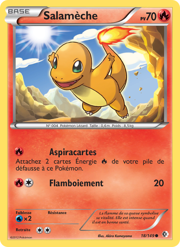 Salamèche 18 — Frontières Franchies (French Pokémon TCG card)