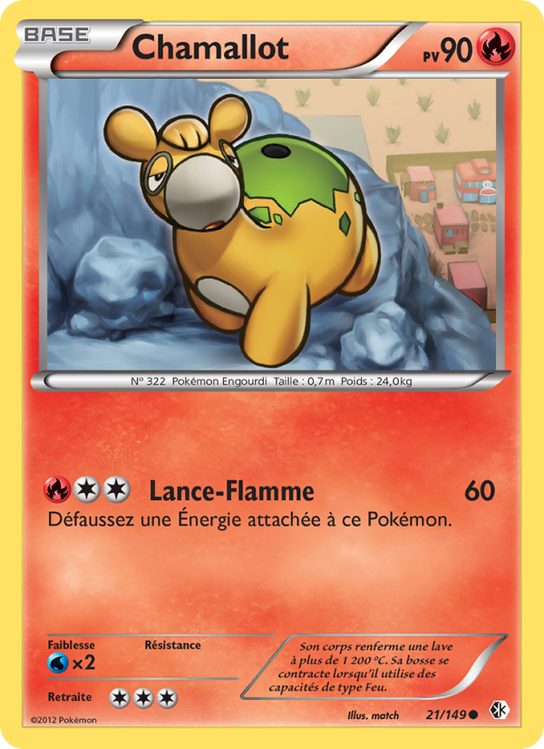 Chamallot 21 — Frontières Franchies (French Pokémon TCG card)