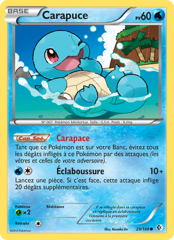 Carapuce 29 — Frontières Franchies (French Pokémon TCG card)