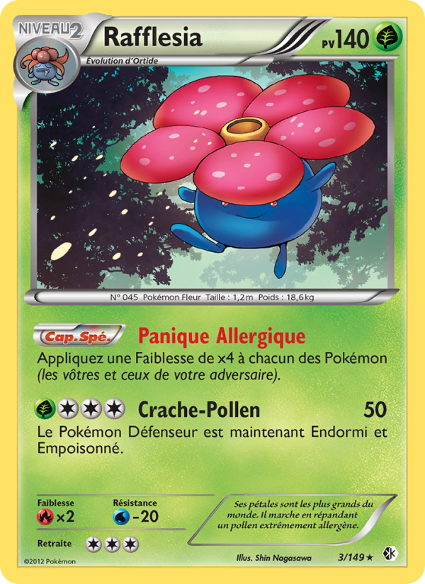 Rafflesia 3 — Frontières Franchies (French Pokémon TCG card)