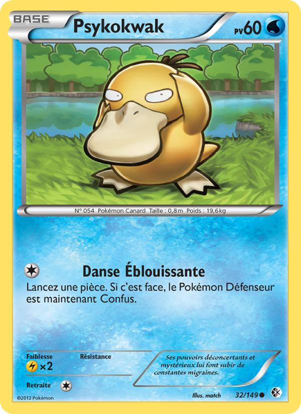 Psykokwak 32 — Frontières Franchies (French Pokémon TCG card)