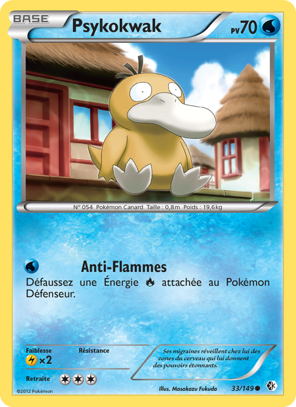 Psykokwak 33 — Frontières Franchies (French Pokémon TCG card)