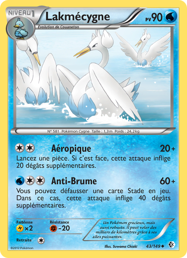 Lakmécygne 43 — Frontières Franchies (French Pokémon TCG card)