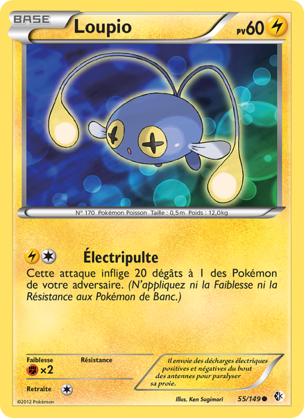 Loupio 55 — Frontières Franchies (French Pokémon TCG card)