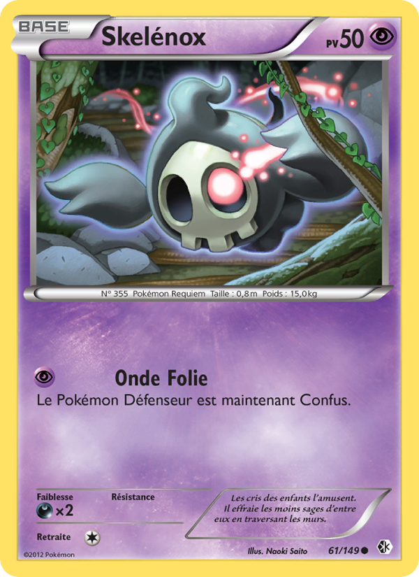 Skelénox 61 — Frontières Franchies (French Pokémon TCG card)