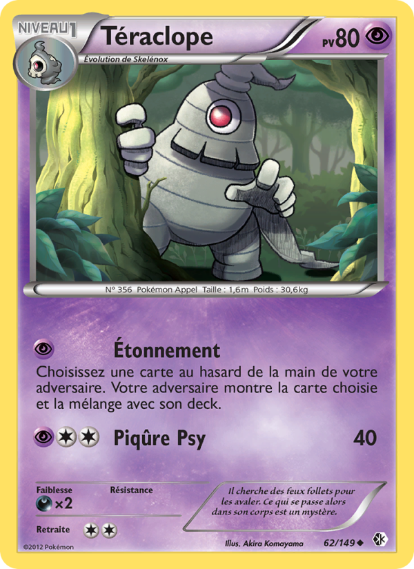Téraclope 62 — Frontières Franchies (French Pokémon TCG card)