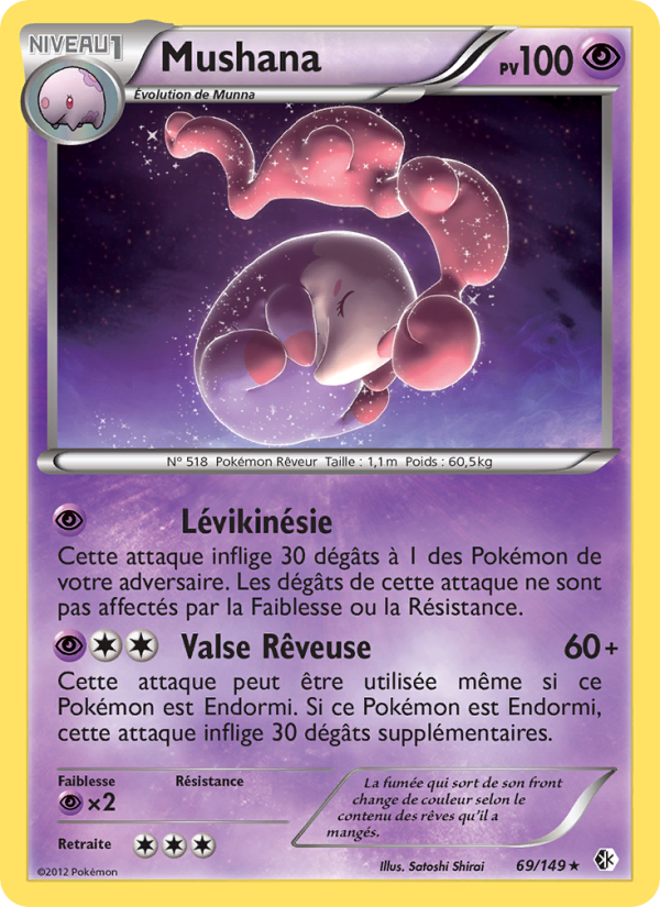 Mushana 69 — Frontières Franchies (French Pokémon TCG card)