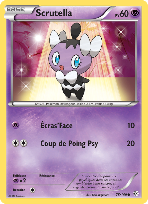 Scrutella 75 — Frontières Franchies (French Pokémon TCG card)