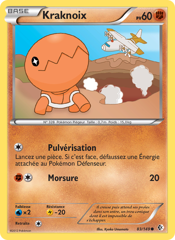 Kraknoix 83 — Frontières Franchies (French Pokémon TCG card)