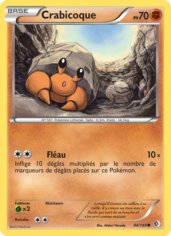 Crabicoque 84 — Frontières Franchies (French Pokémon TCG card)