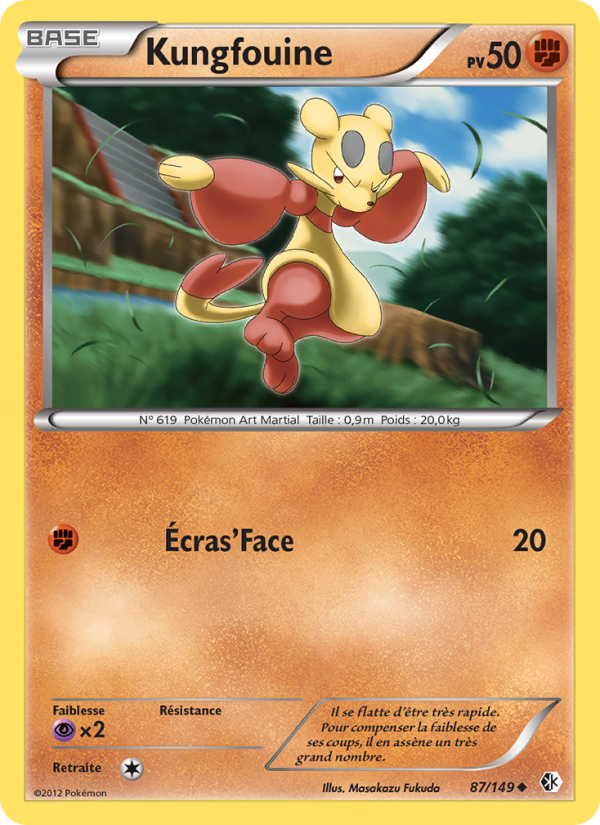 Kungfouine 87 — Frontières Franchies (French Pokémon TCG card)