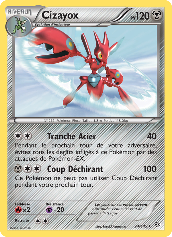 Cizayox 94 — Frontières Franchies (French Pokémon TCG card)
