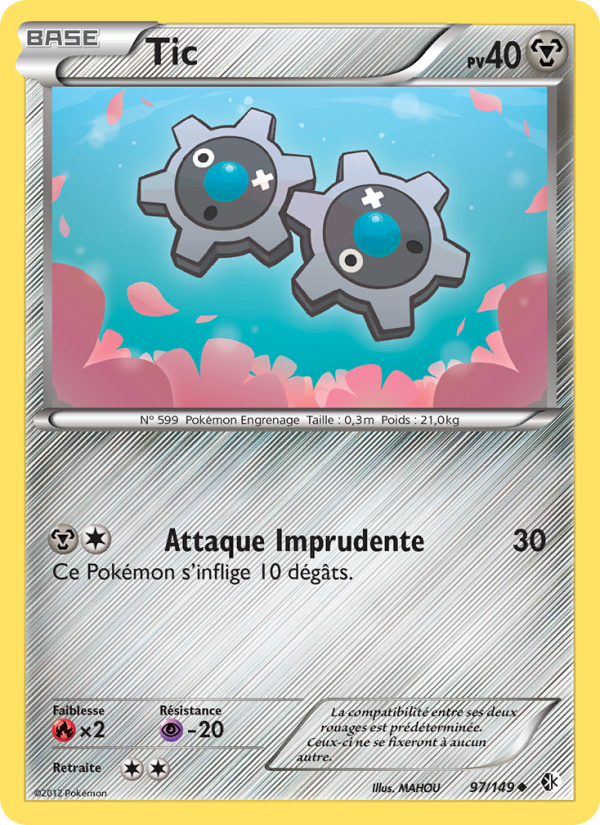 Tic 97 — Frontières Franchies (French Pokémon TCG card)