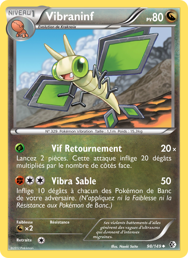 Vibraninf 98 — Frontières Franchies (French Pokémon TCG card)
