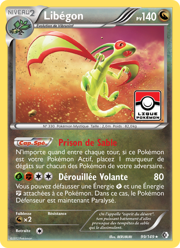 Libégon 99 — Frontières Franchies (French Pokémon TCG card)