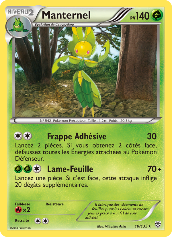 Manternel 10 — Tempète Plasma (French Pokémon TCG card)